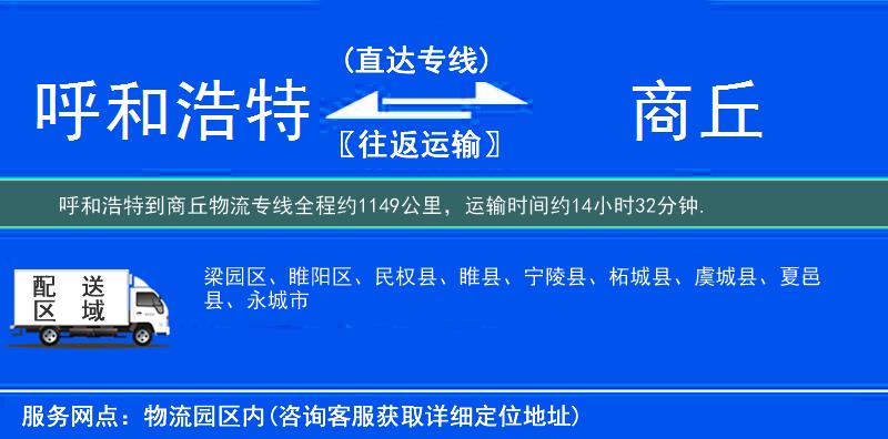 呼和浩特到物流專(zhuān)線