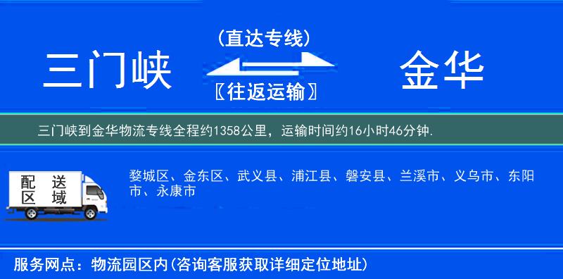 三門(mén)峽到物流專(zhuān)線
